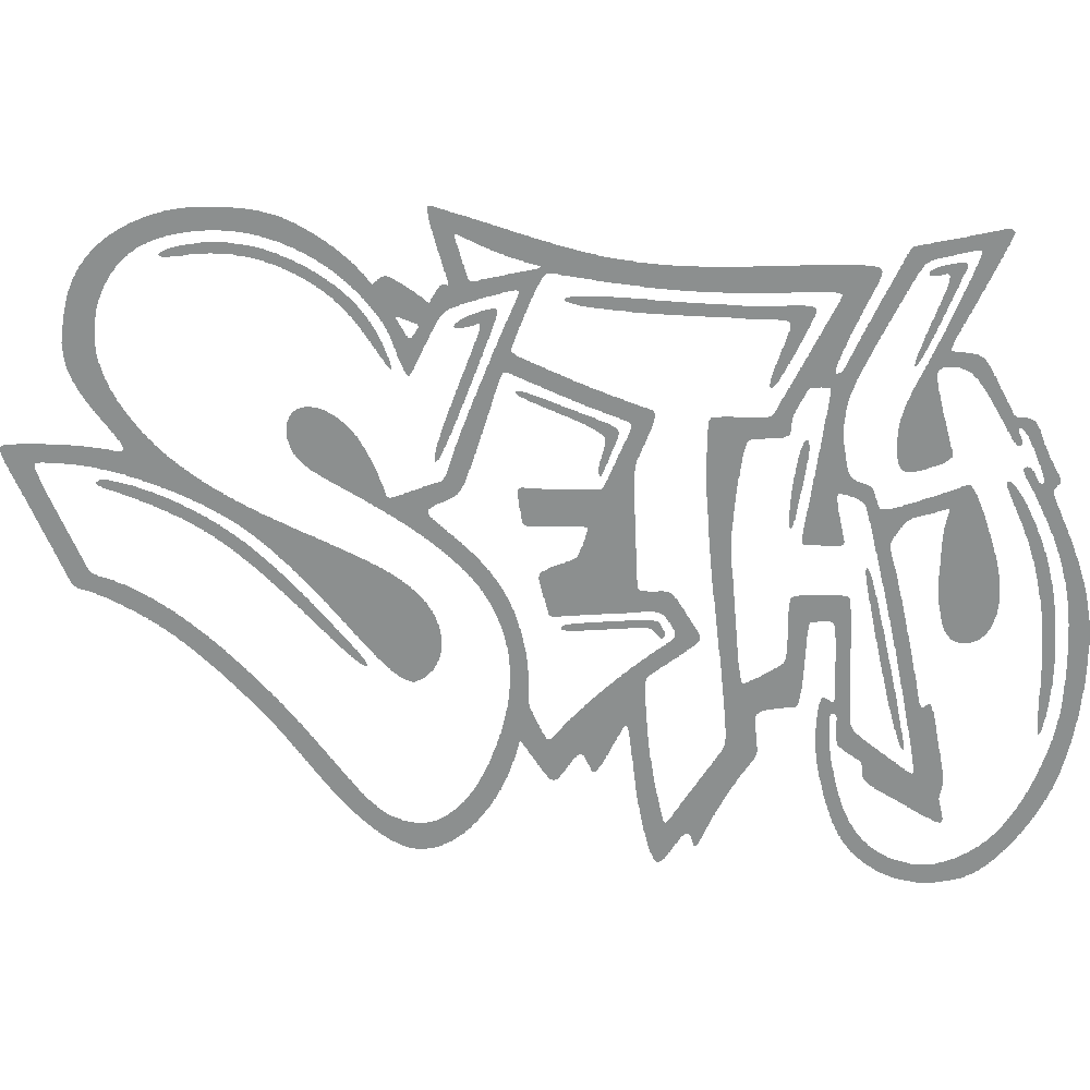 Wall sticker: customization of Sethy Graffiti