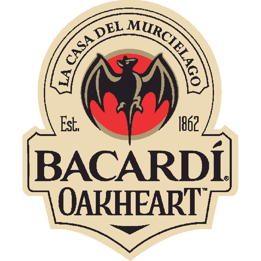 Customization of T-Shirt Bacardi Oakheart