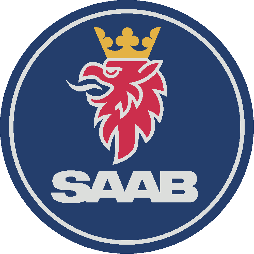 Aanpassing van Logo Saab Rond- Imprim