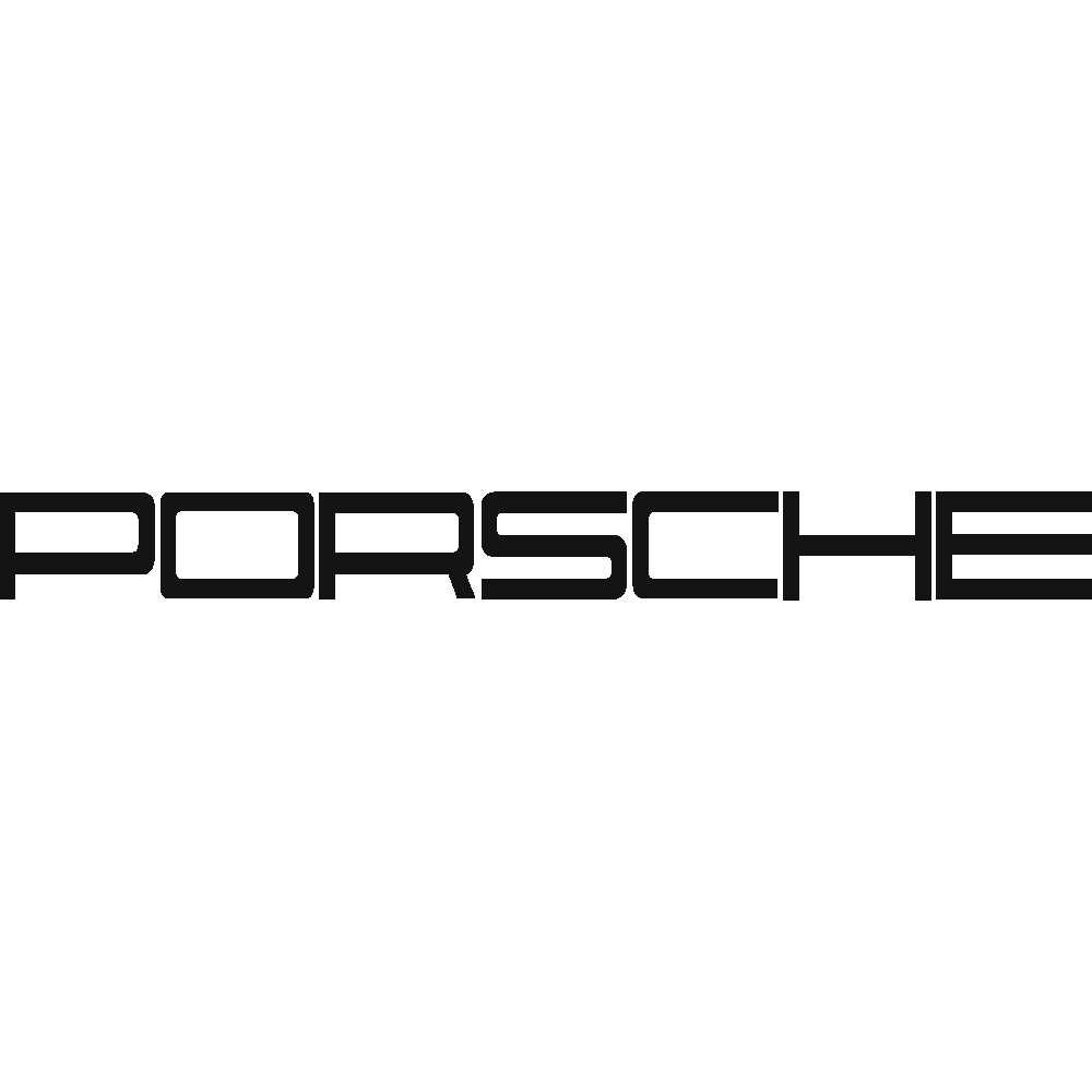 Personnalisation de Porsche Texte 20x2