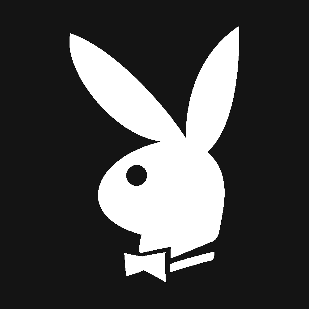Aanpassing van Playboy Negatif Logo