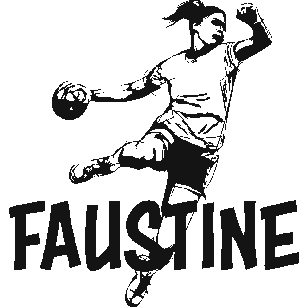 Personnalisation de Faustine Handball Girl 2