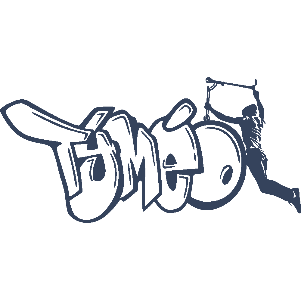Customization of Tymo Graffiti Trottinette 01
