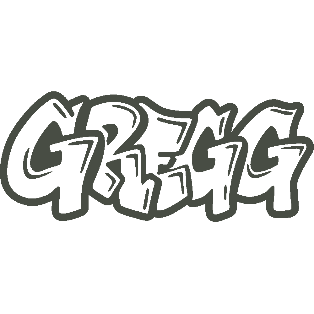 Aanpassing van Gregg Graffiti