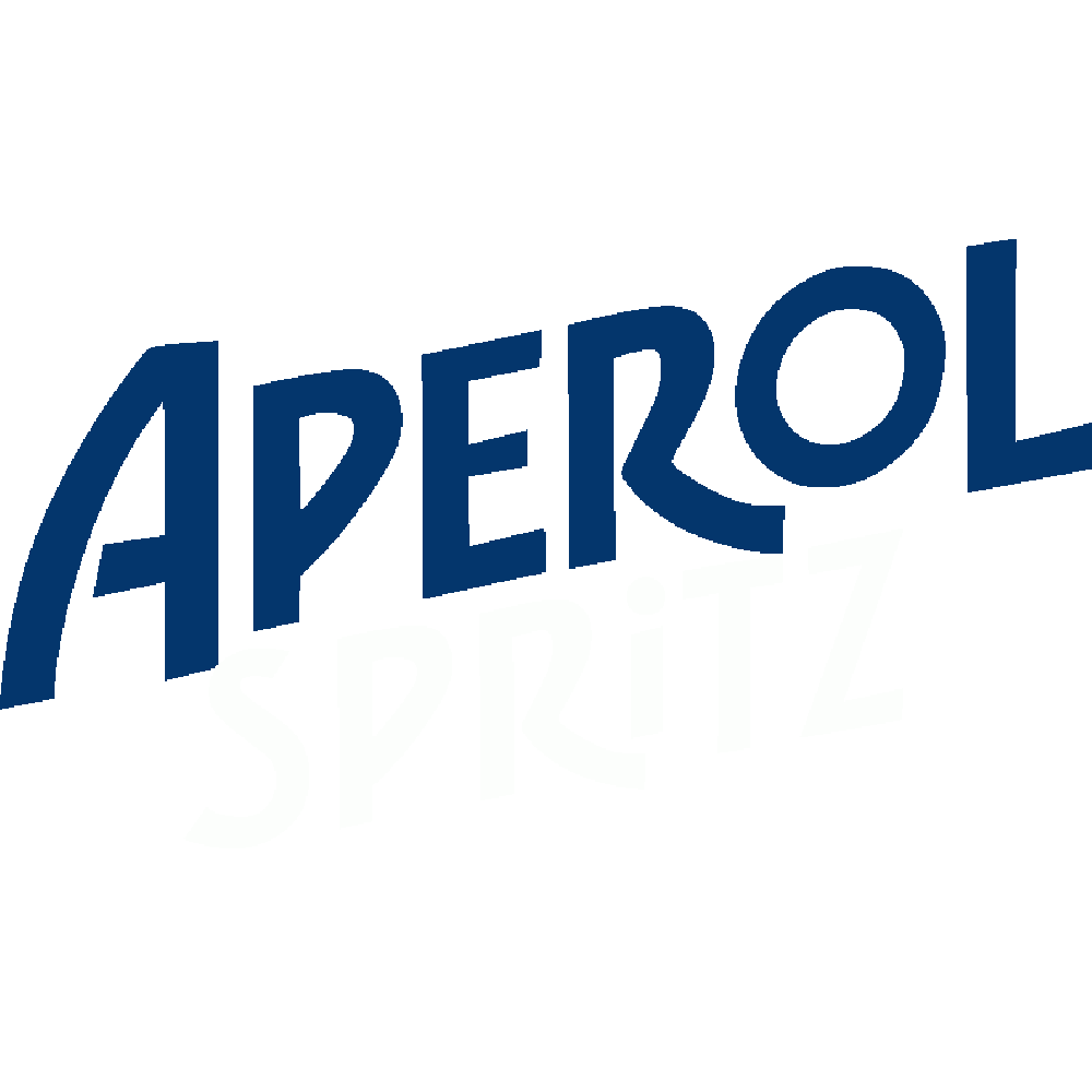 Personnalisation de Aperol Spritz Texte Bicolor