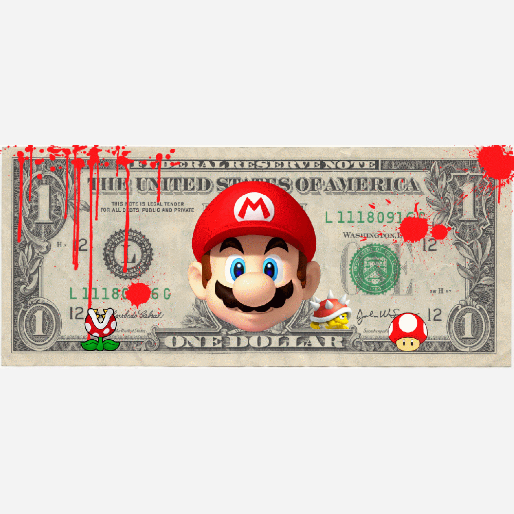 Personnalisation de One Dollar Mario Imprim