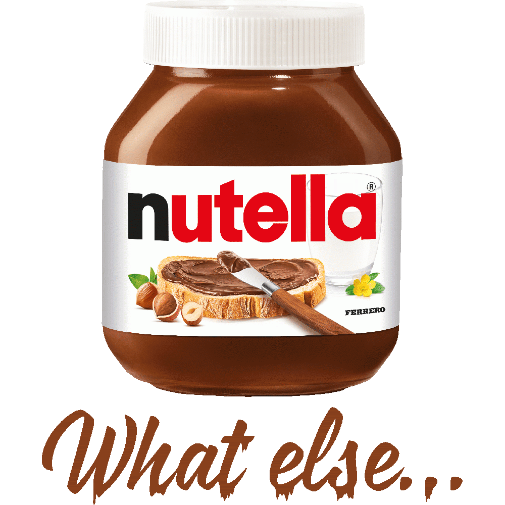 Customization of T-Shirt Nutella What Else...