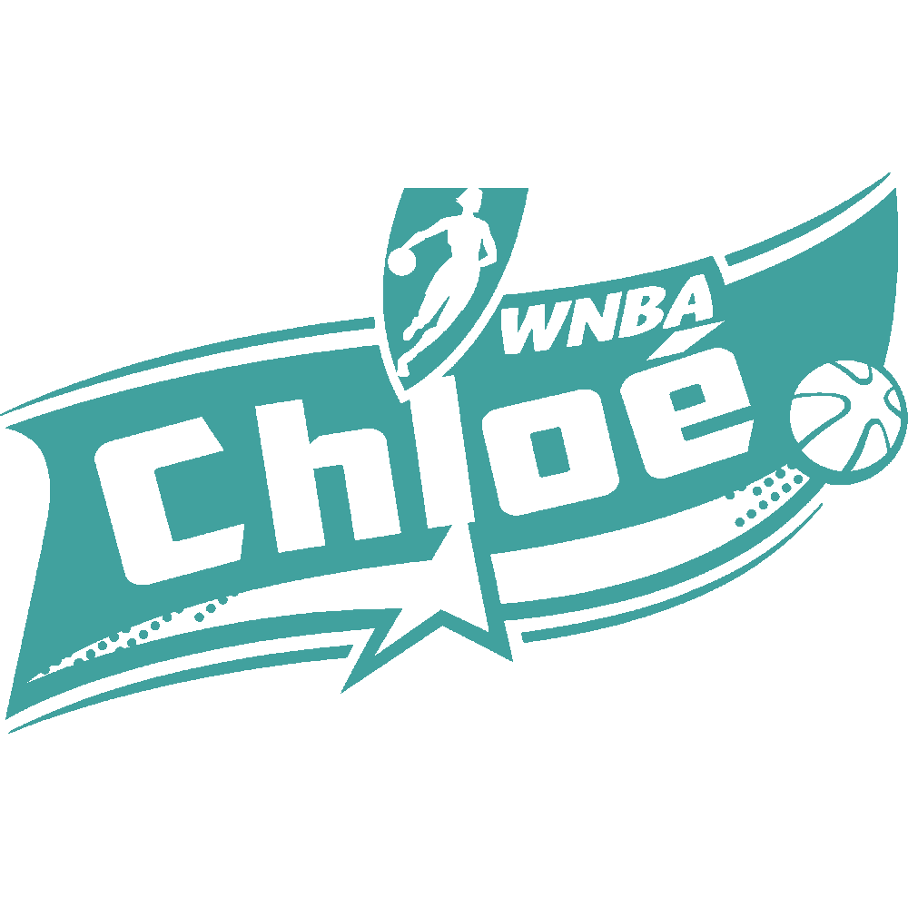 Muur sticker: aanpassing van Chlo WNBA