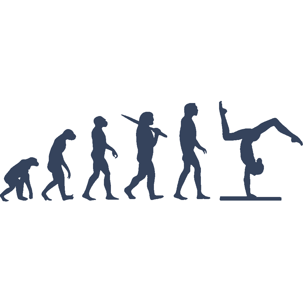 Muur sticker: aanpassing van Evolution Gymnaste