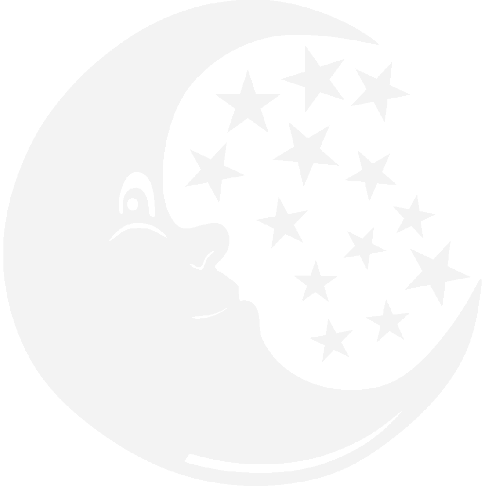 Sticker mural: personnalisation de Lune toile