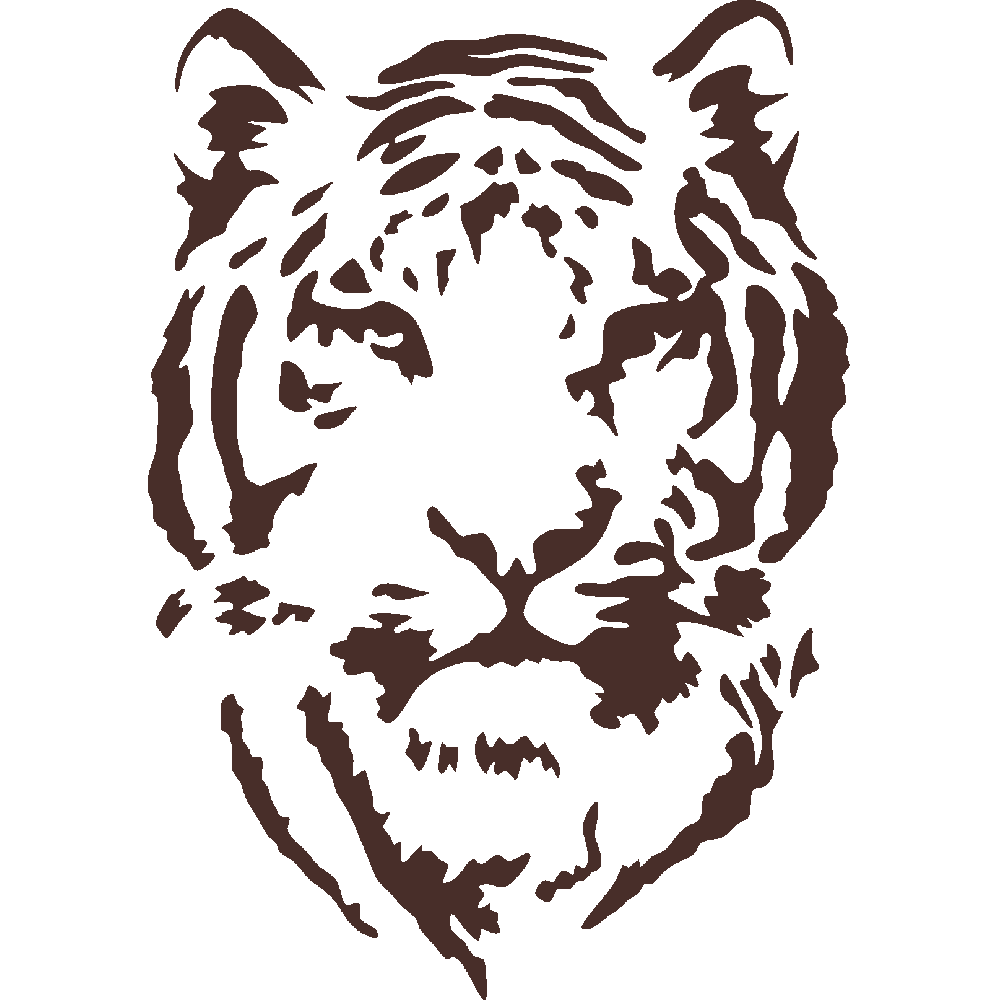 Muur sticker: aanpassing van Tte de Tigre