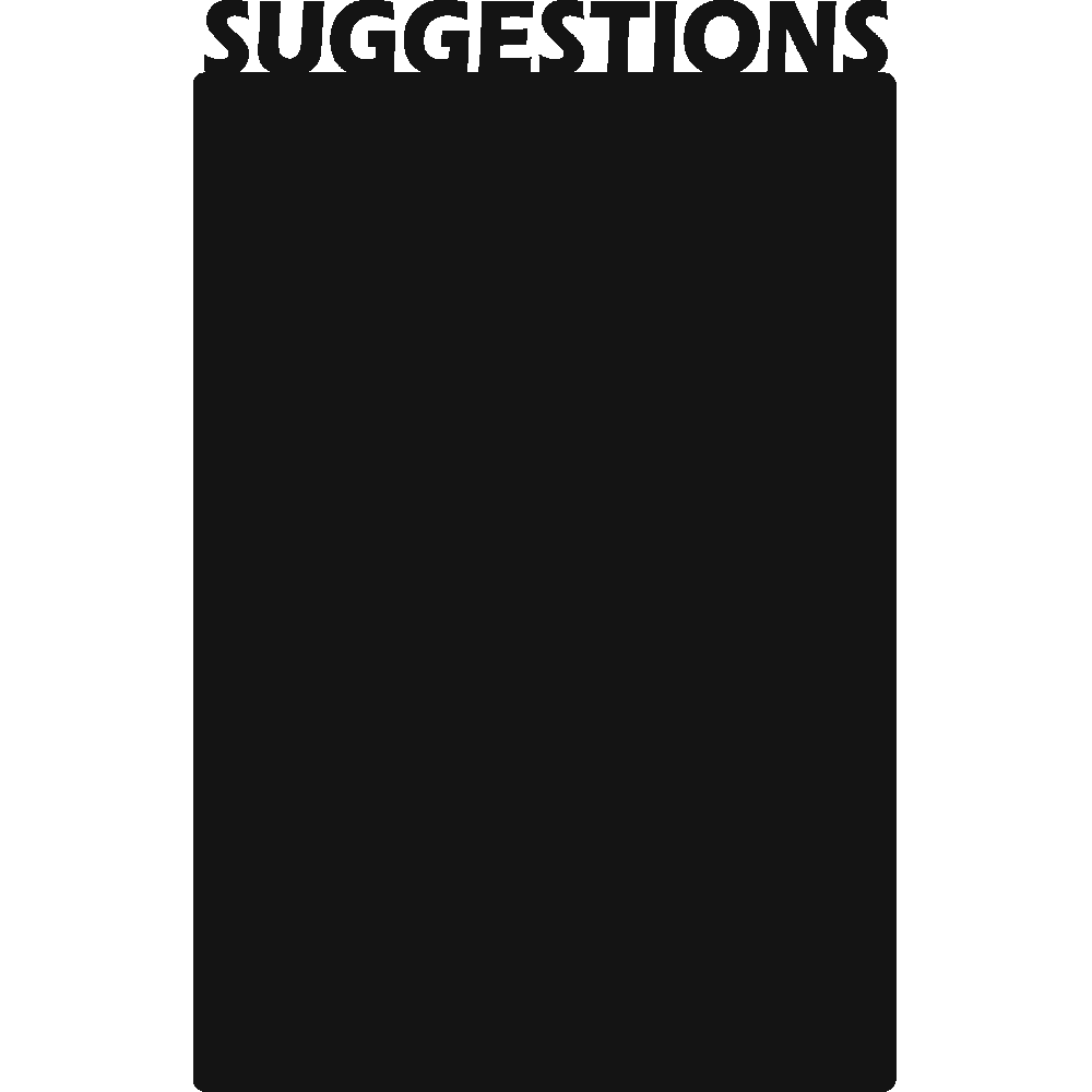 Wall sticker: customization of Ardoise Suggestions
