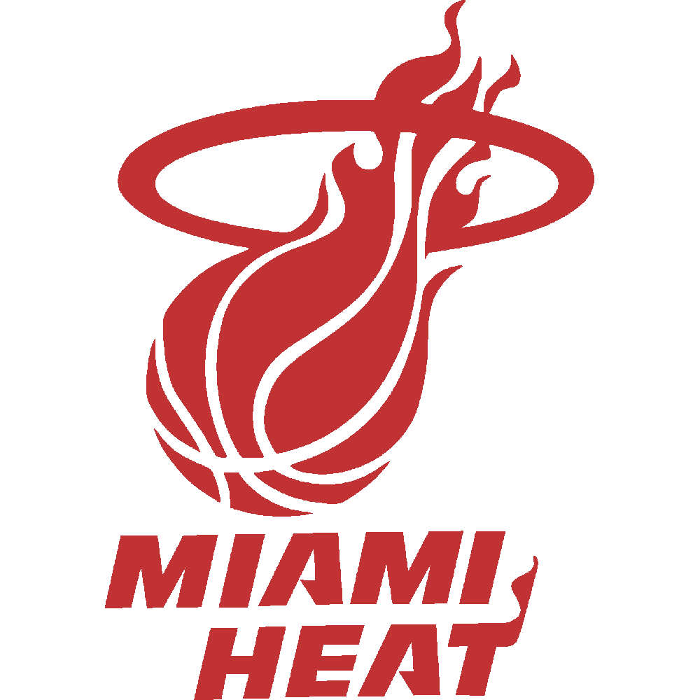 Muur sticker: aanpassing van NBA Miami Heat