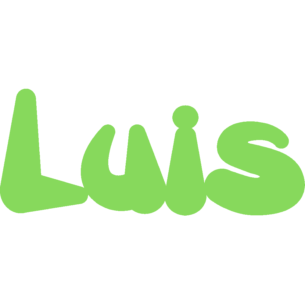 Wall sticker: customization of Luis