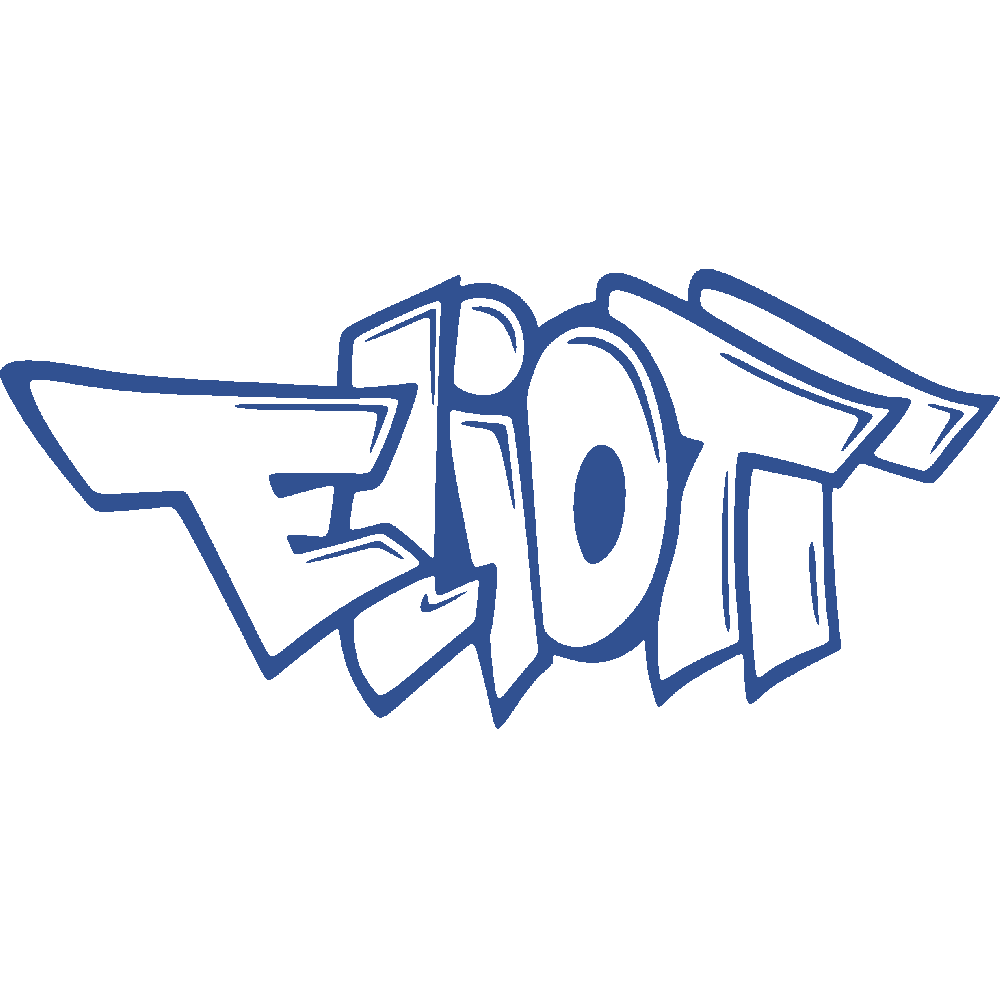 Wall sticker: customization of Eliott Graffiti