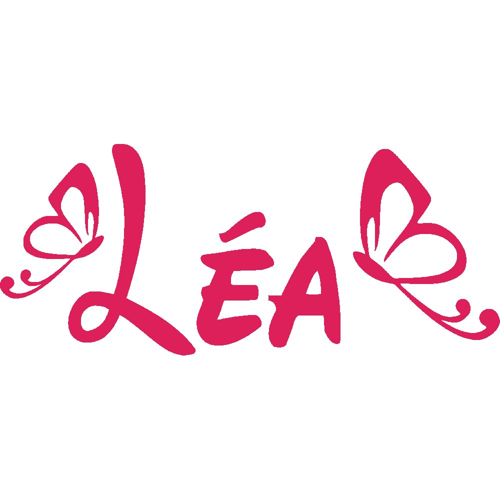 Wall sticker: customization of La Papillons Disney