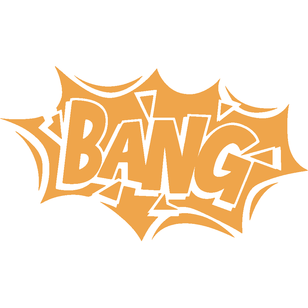 Wall sticker: customization of Bang