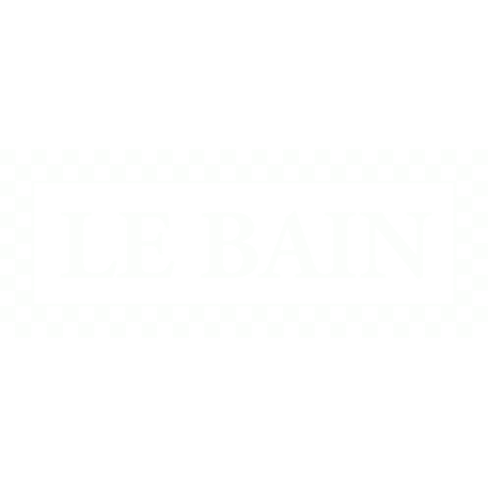 Wall sticker: customization of Le Bain