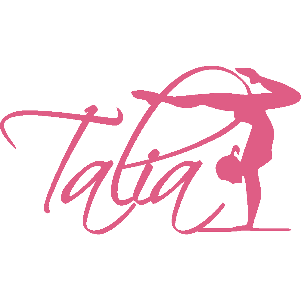 Sticker mural: personnalisation de Talia Gymnaste