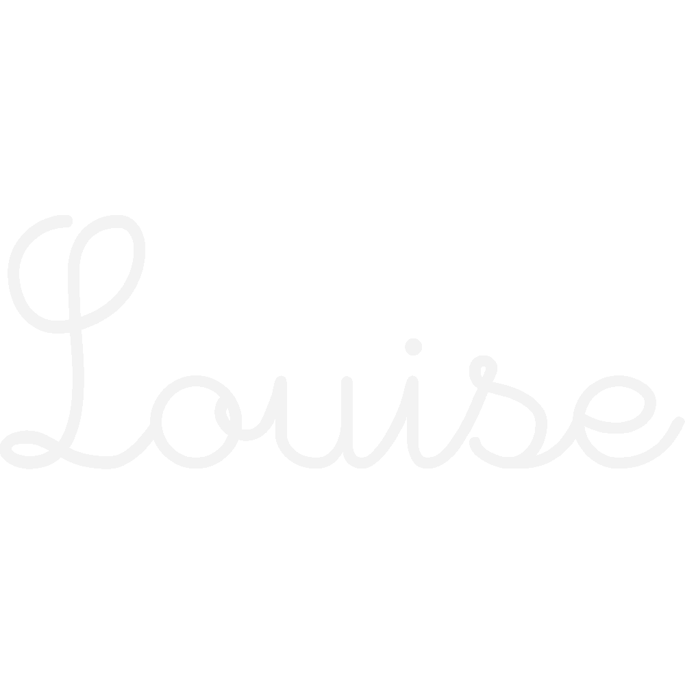 Wall sticker: customization of Louise Scolaire