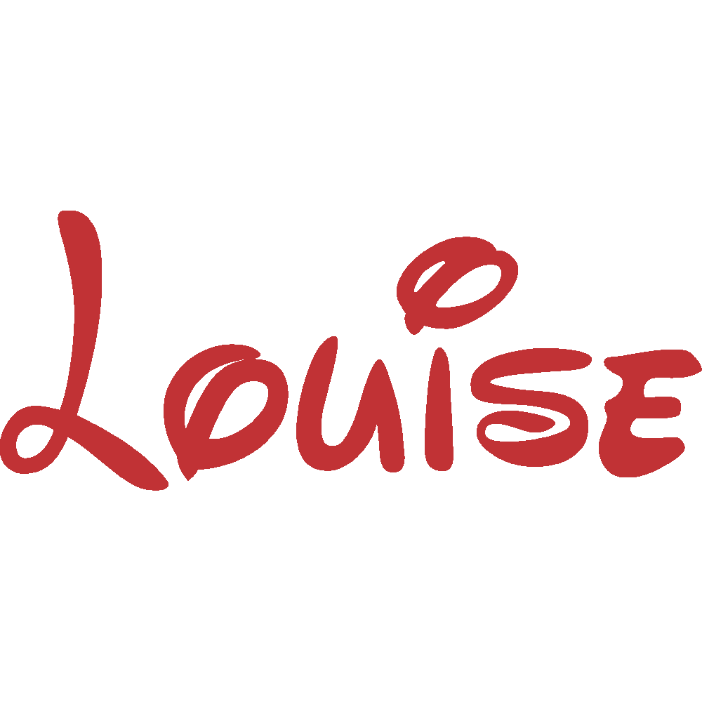 Wall sticker: customization of Louise Disney