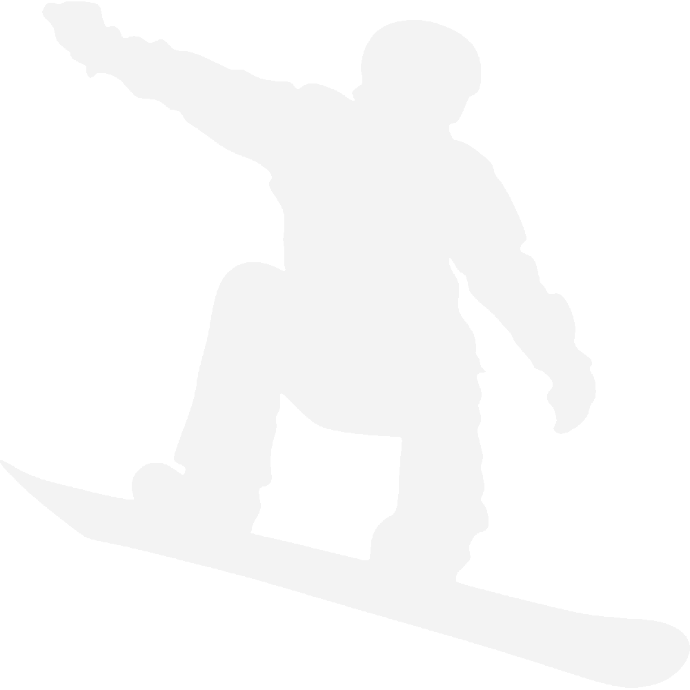 Muur sticker: aanpassing van Snowboard 2