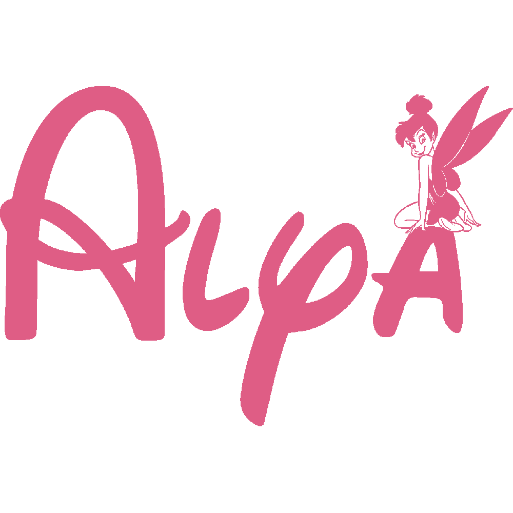 Wall sticker: customization of Alya Fe Clochette