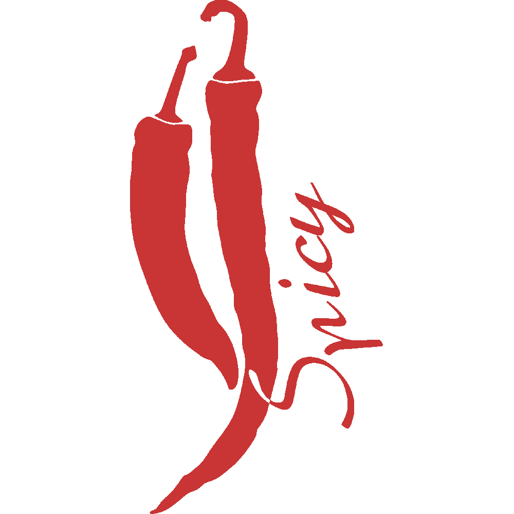 Muur sticker: aanpassing van Spicy