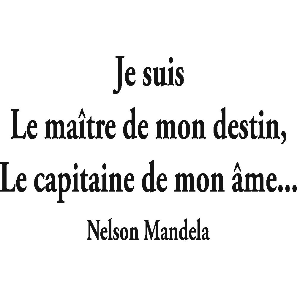 Wall sticker: customization of Capitaine de mon me 3