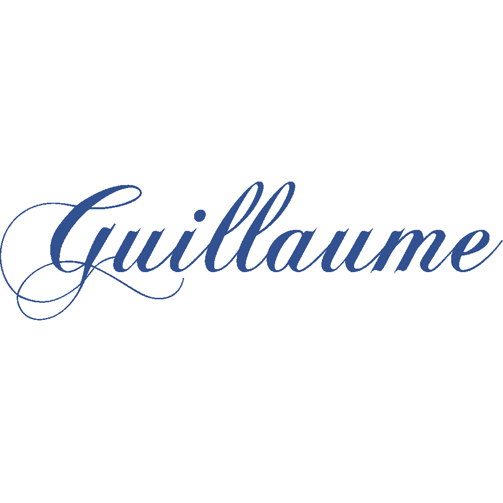 Wall sticker: customization of Guillaume Scripty