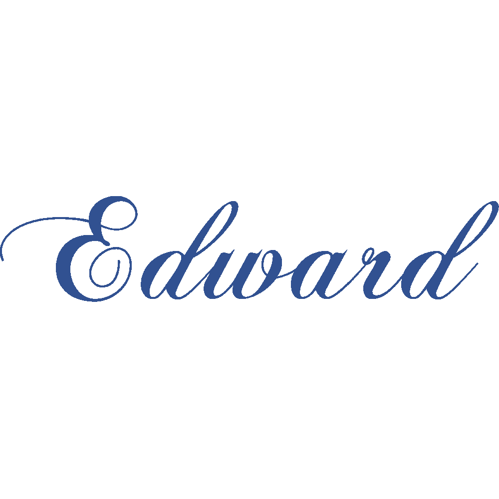 Wall sticker: customization of Edward Scripty