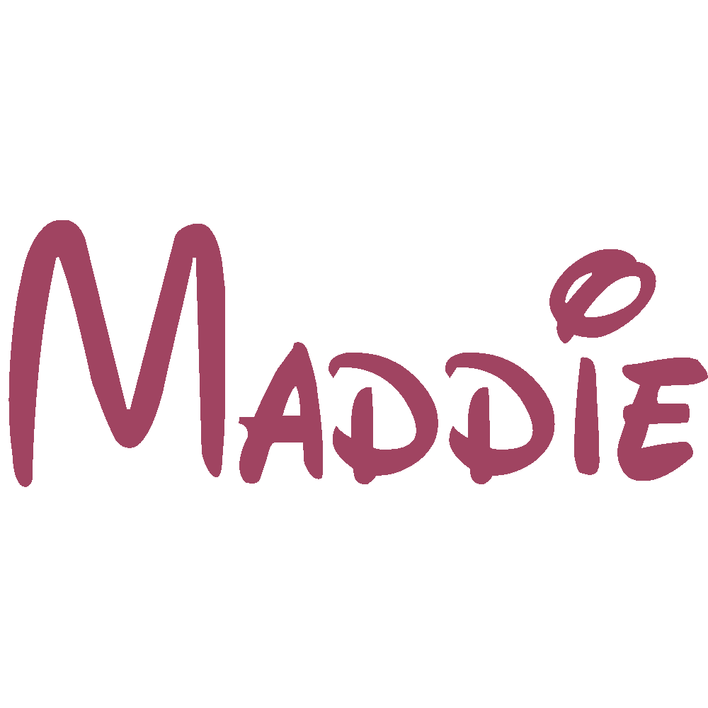 Muur sticker: aanpassing van Maddie Disney