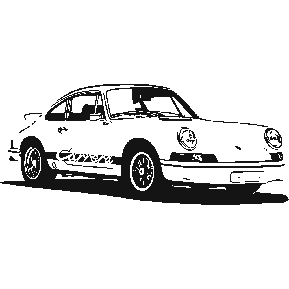 Wall sticker: customization of Porsche 911 Carrera RS