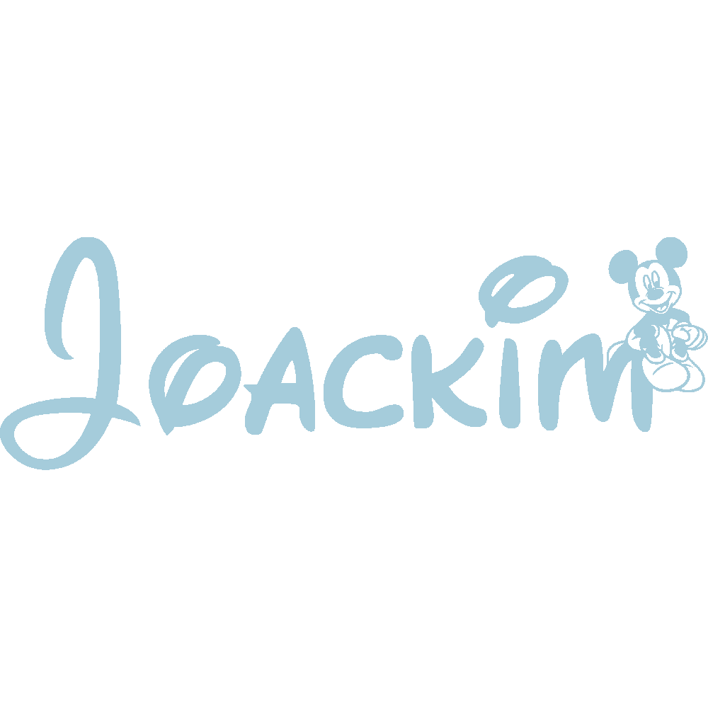 Wall sticker: customization of Joackim Mickey