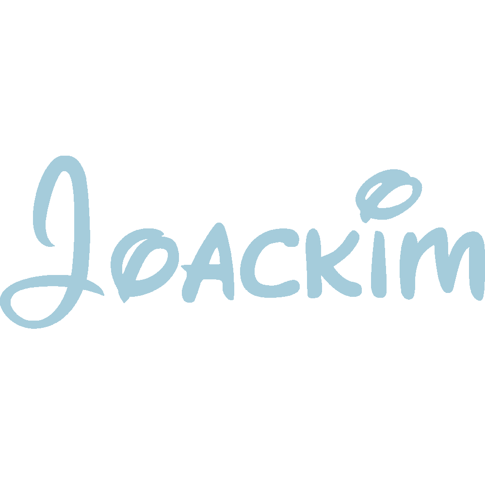 Wall sticker: customization of Joackim Disney