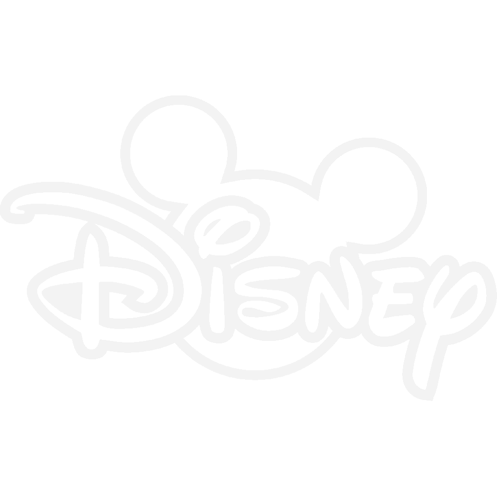 Muur sticker: aanpassing van Disney Logo