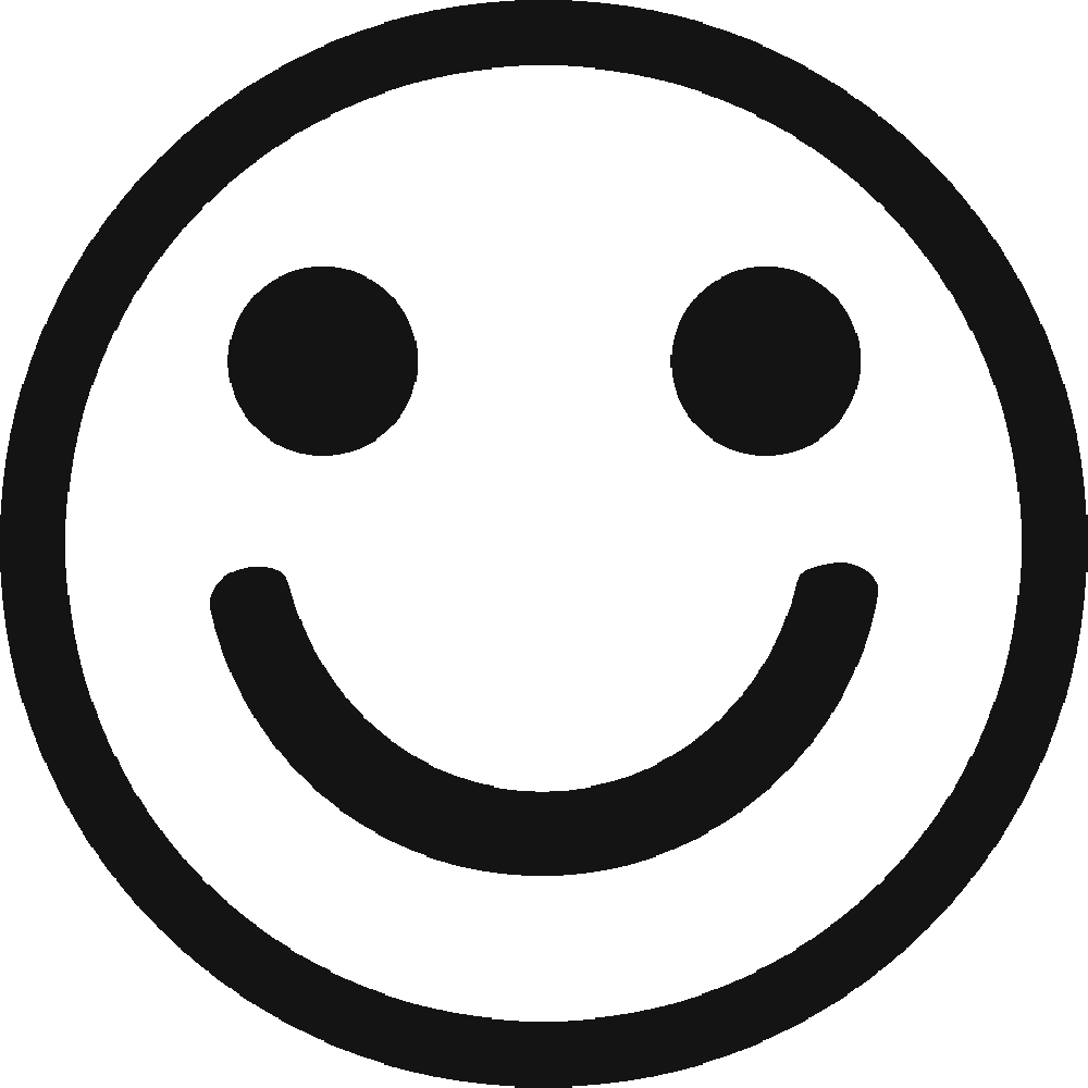 Muur sticker: aanpassing van Smiley 01