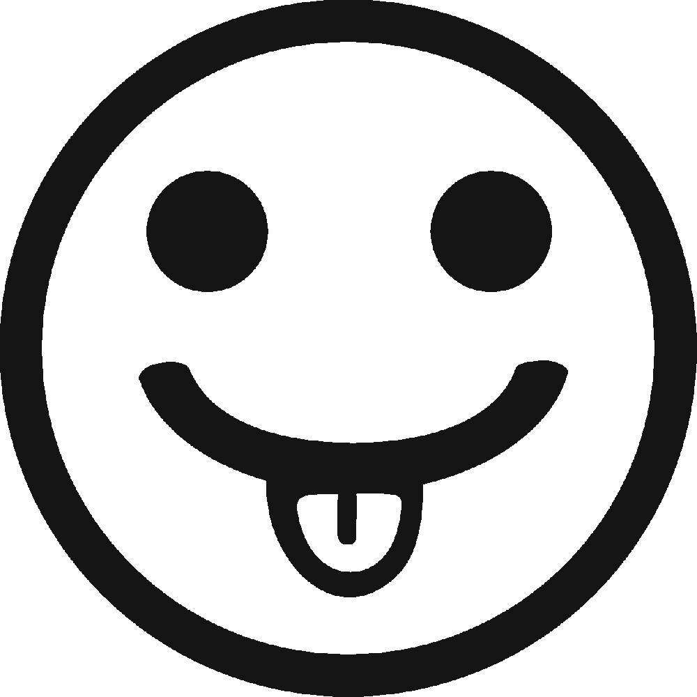 Muur sticker: aanpassing van Smiley 04