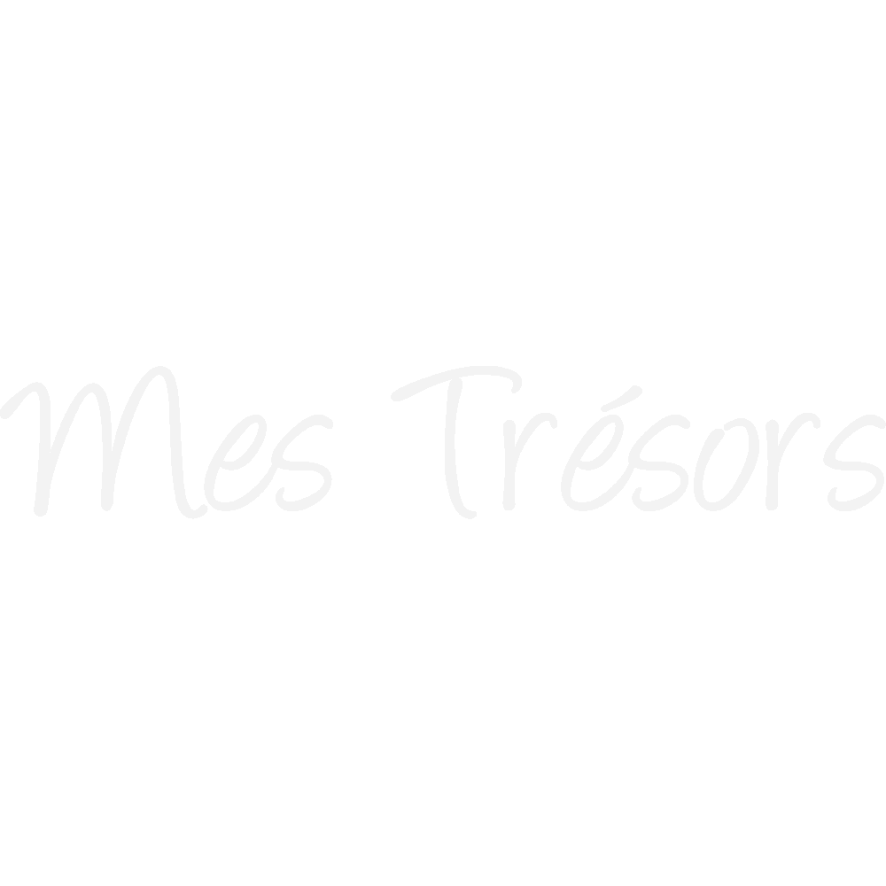Wall sticker: customization of Mes trsors