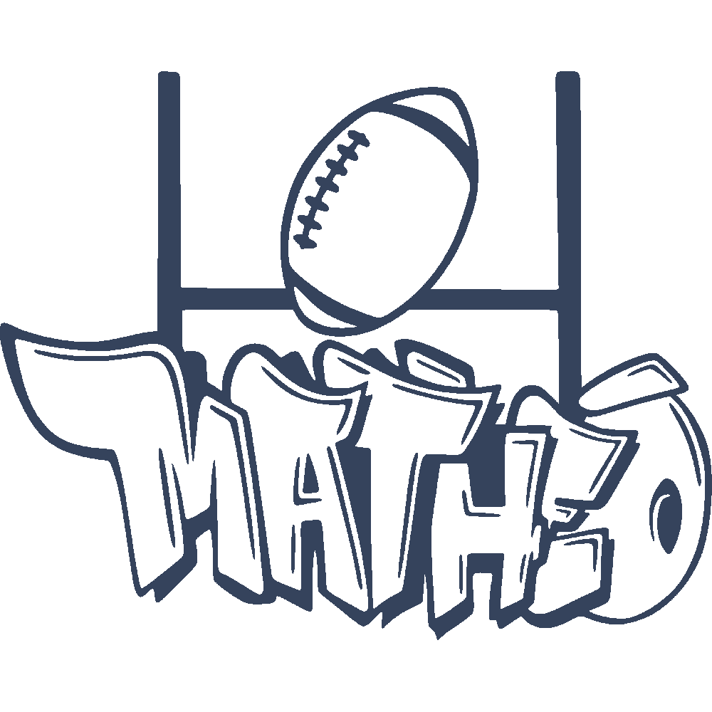 Wall sticker: customization of Matheo Graffiti Rugby