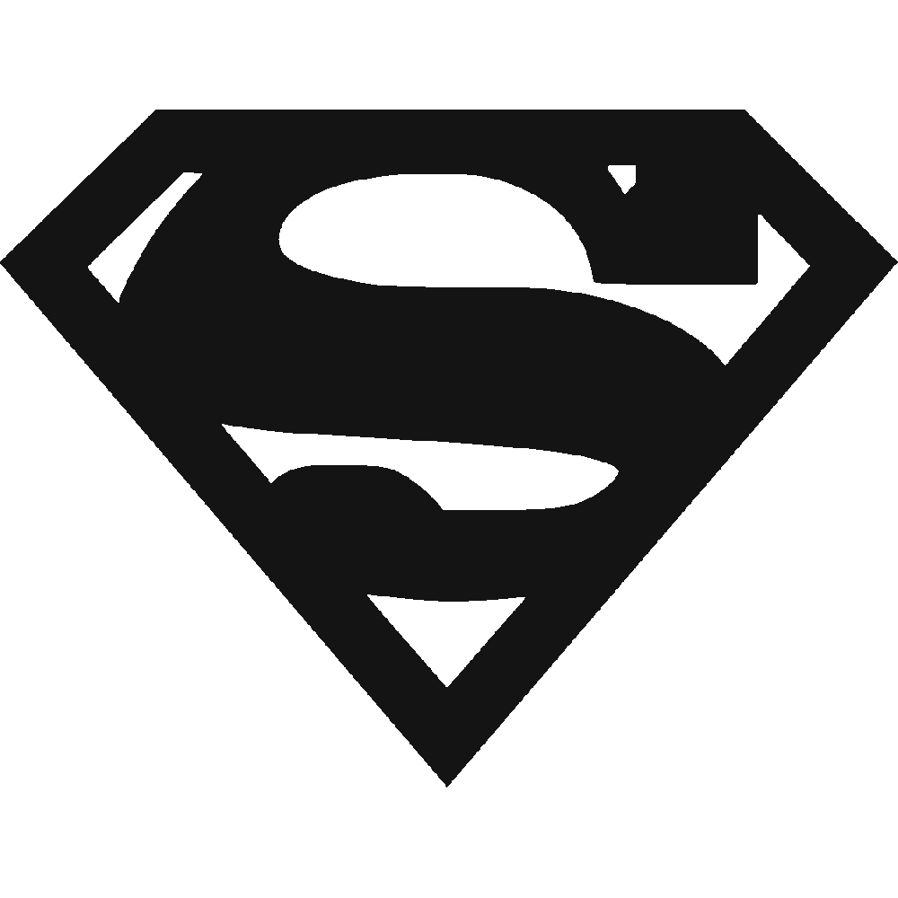 Wall sticker: customization of Superman