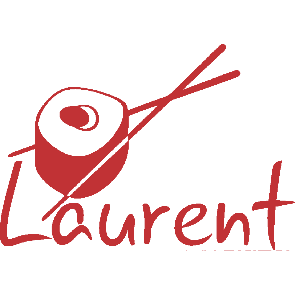 Muur sticker: aanpassing van Laurent Sushi