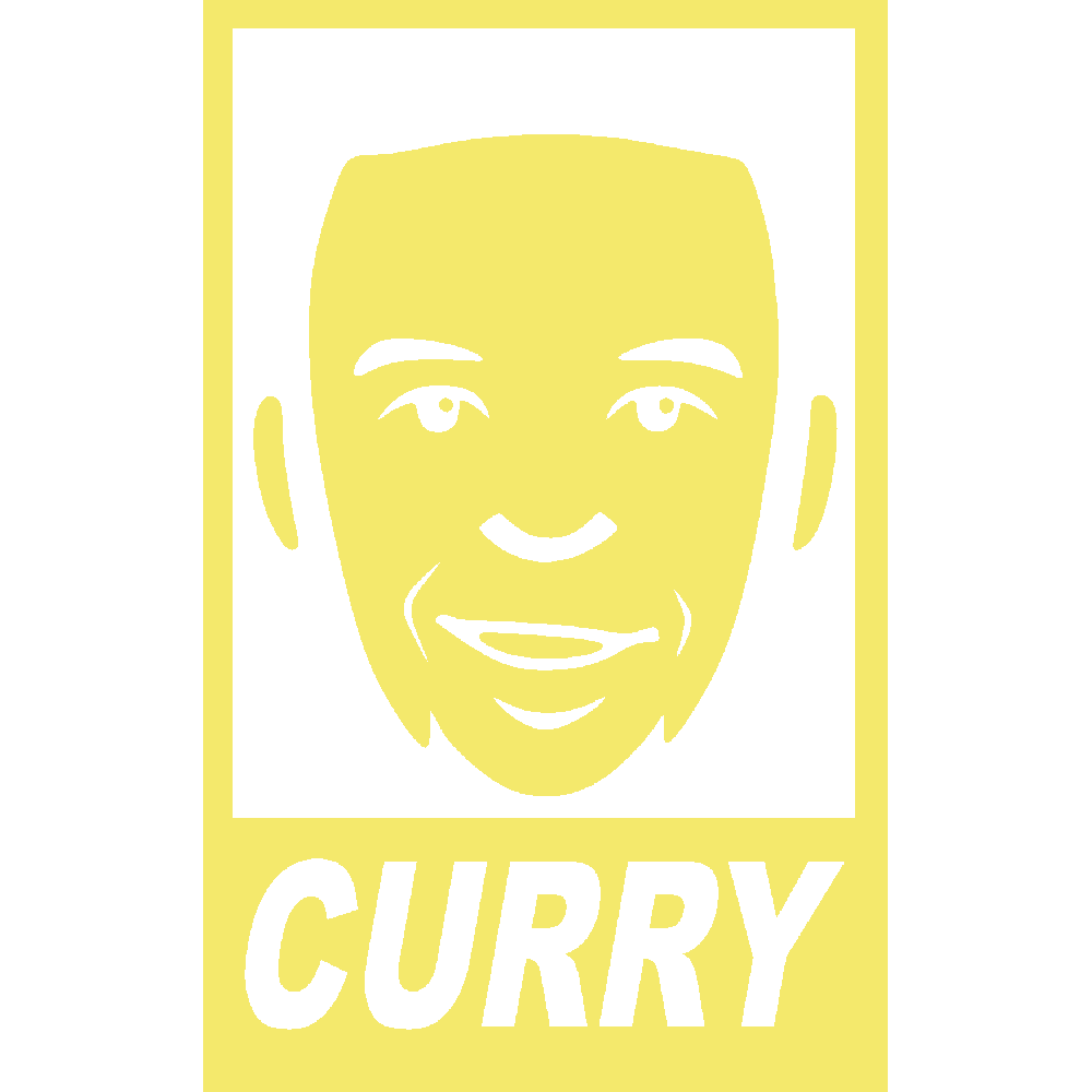 Wall sticker: customization of Stephen Curry Cadre