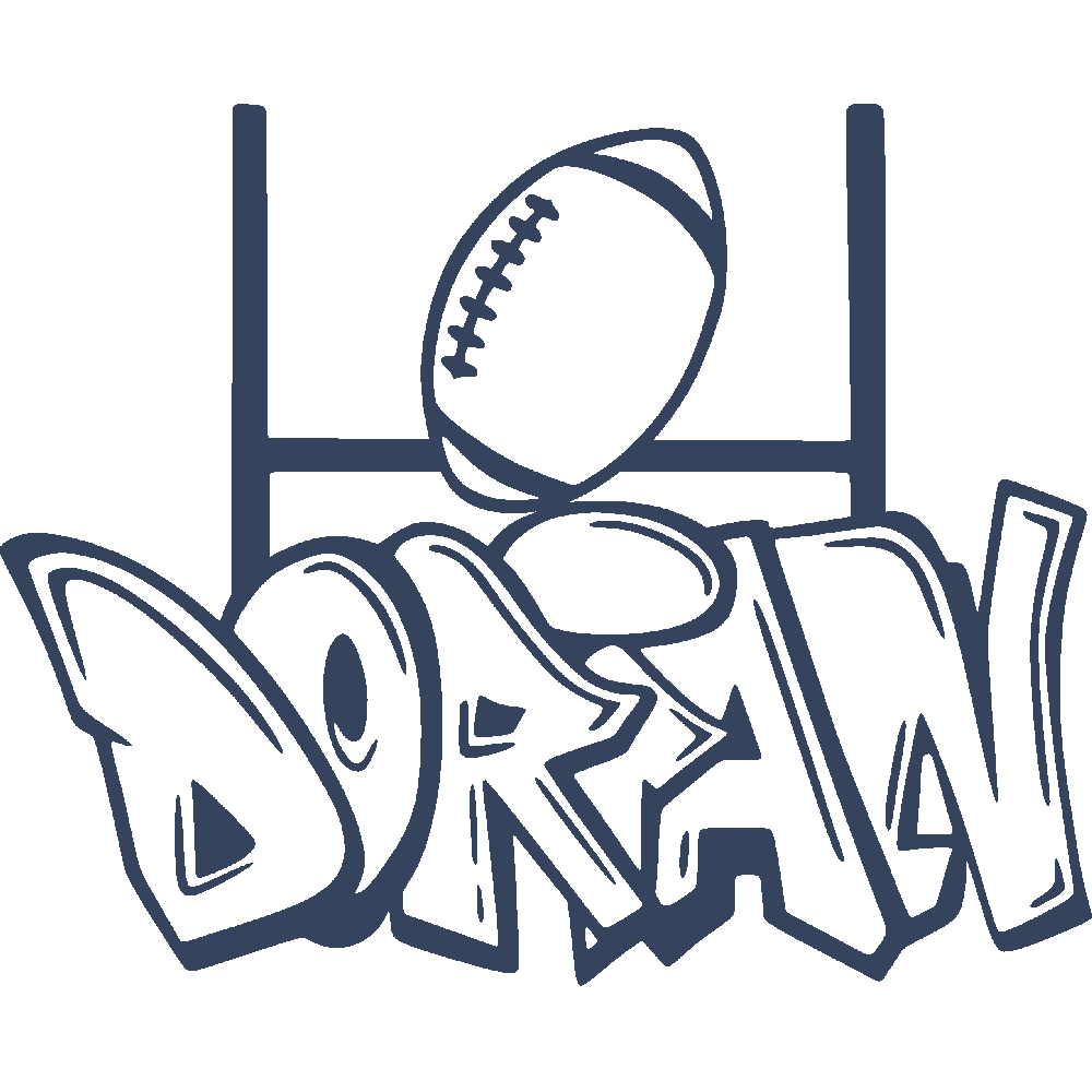 Wall sticker: customization of Dorian Graffiti Rugby