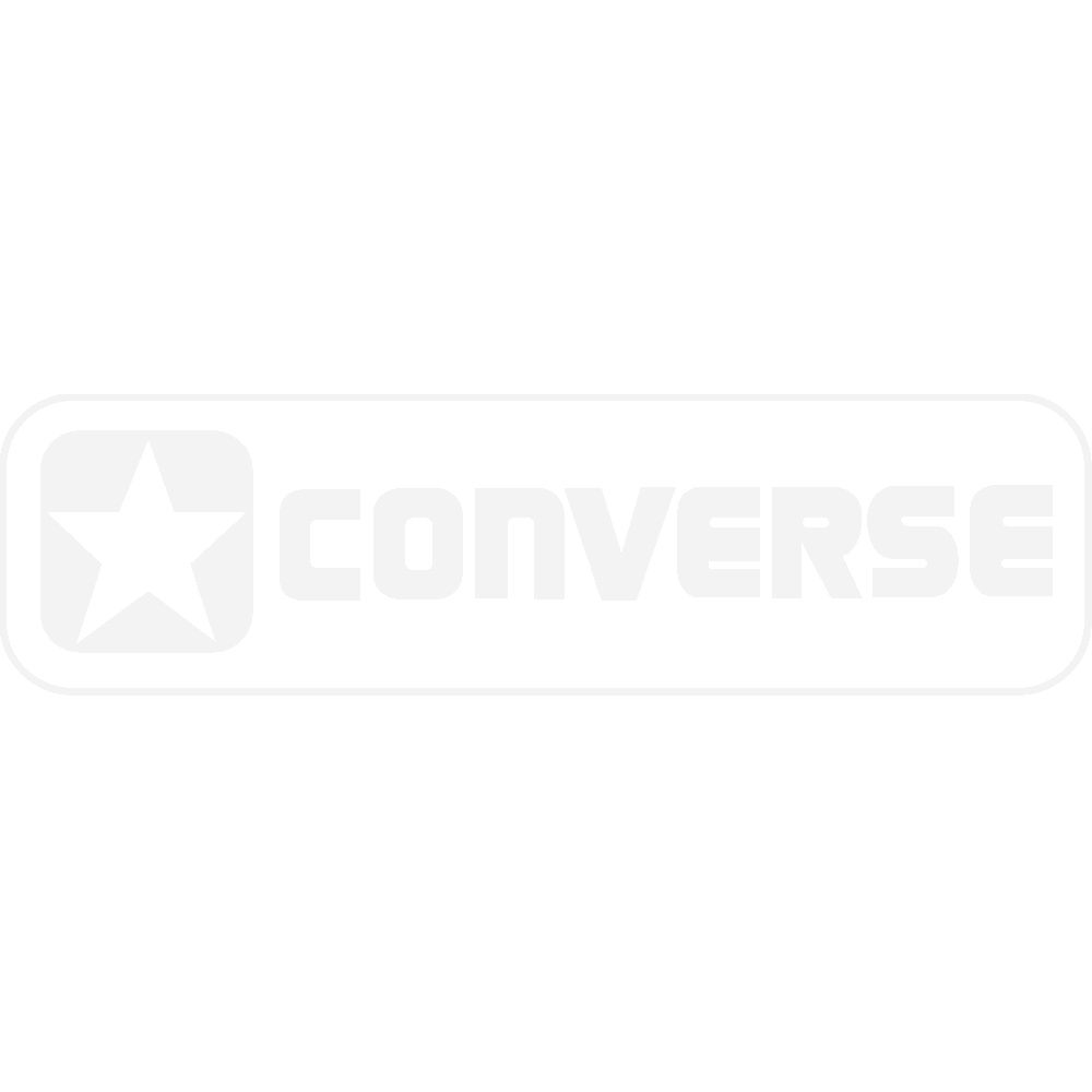 Muur sticker: aanpassing van Converse Logo
