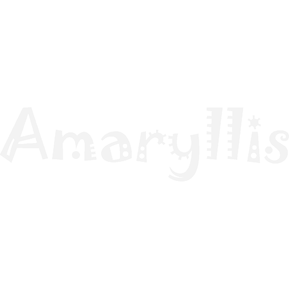 Muur sticker: aanpassing van Amaryllis Joker
