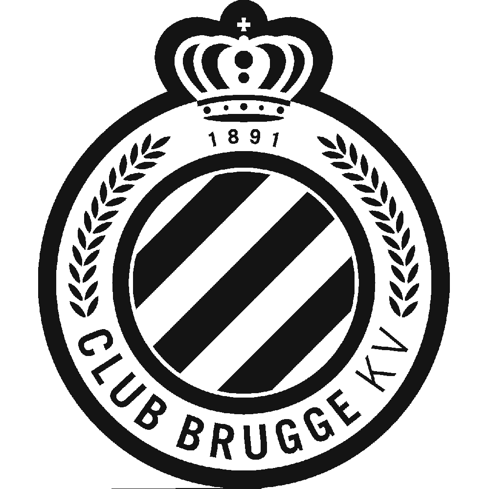 Muur sticker: aanpassing van Club Bruges