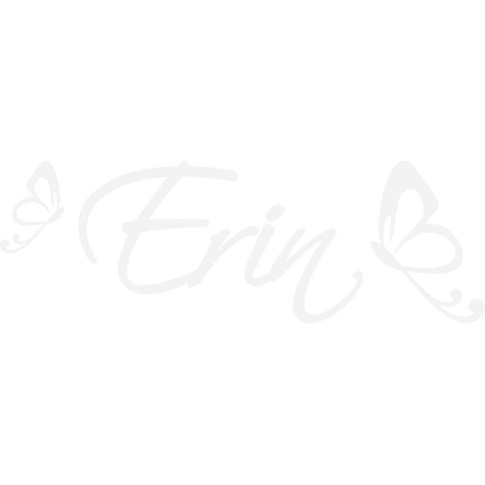 Wall sticker: customization of Erin Papillons
