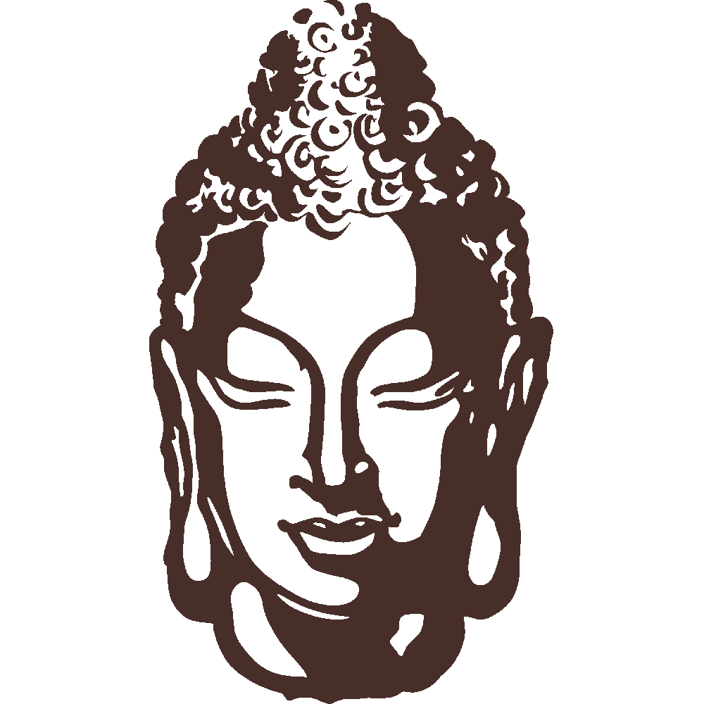 Wall sticker: customization of Bouddha Tte