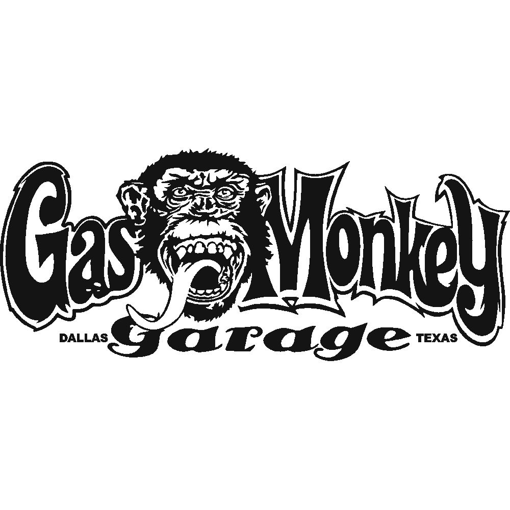 Muur sticker: aanpassing van Gas Monkey